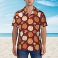 thumbnail image 2 of Sigee Happy Thanksgiving Day for Men’s Casual Beach Summer Shirts Funky Hawaiian Shirt for Men Hawaiian Shirts,3X-Large, 2 of 7