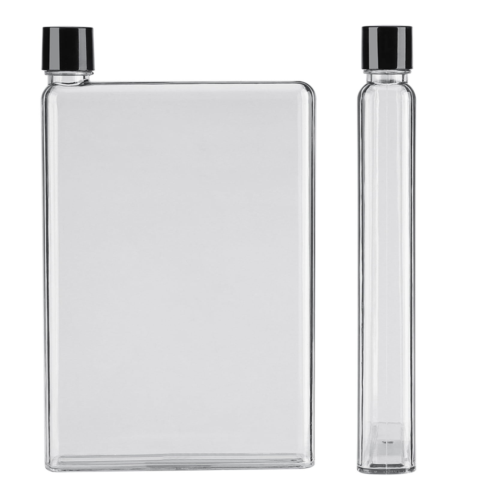 Mini Water Bottle A5 Leak Proof Flat Juice Container Portable Slim Water Bottle 