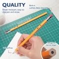 thumbnail image 3 of BAZIC #2 HB Yellow Pencils, Unsharpened, Wood Free Latex Free Eraser (20/Pack), 1-Pack, 3 of 7