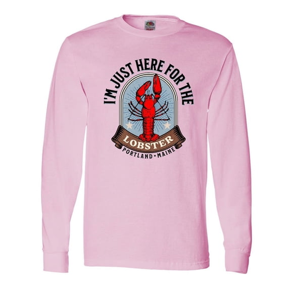 Inktastic Portland Maine Funny Lobster Lover Long Sleeve T-Shirt
