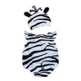 thumbnail image 4 of Odeerbi Toddler Bubble Romper Newborn Baby Girls Boys Bodysuit Summer Sleeveless One-piece Cartoon Jumpsuit With Hat White, 4 of 8