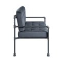 thumbnail image 3 of ACME Brantley Loveseat in Gray Velvet & Sandy Gray Finish, 3 of 7