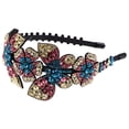 thumbnail image 4 of MasteelfCA Rhinestone Butterflies Designed Headpiece Delicate Rhinestone Headdress, 4 of 7