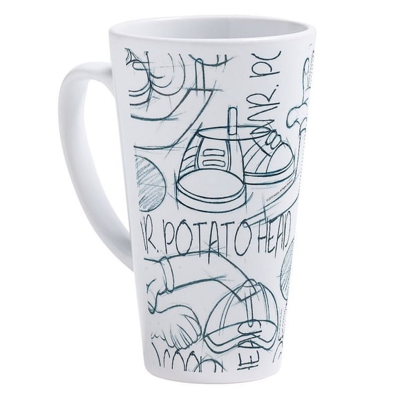 CafePress - Mr. Potato Head Parts - 17 Oz White Ceramic Latte Mug