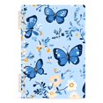 thumbnail image 2 of Haosy Blue Butterflies and Flowers Notebooks 2 Pcs 1-subject Journal 60 Sheets A5 College Ruled Paper Detachable Ring 8.3"x5.7", 2 of 8
