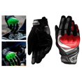 thumbnail image 3 of Motocicleta Moto Protección Guantes de cuero profesionales XL rojo kusrkot Guantes de moto, 3 of 8