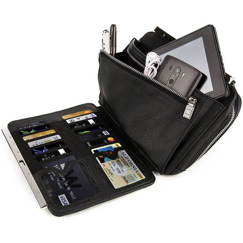 LENCCA Esvivina Women's Universal Protective Carrying Purse with Adjustable Strap for Tablet Devices up to 8" - 8.4"