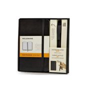 Moleskine Pocket Notebook and Classic Click Roller Pen - 0.5 by Moleskine (Engli