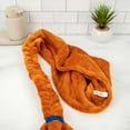 thumbnail image 5 of Braided Microfiber Hair Towel (Ginger), 5 of 8