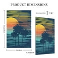thumbnail image 5 of Kll Palm Trees Wall Plate,Gloss Finish,Standard Size 1 - 5" X 3", Polycarbonate Thermoplastic,Electric Receptacle Plug Covers, 5 of 8