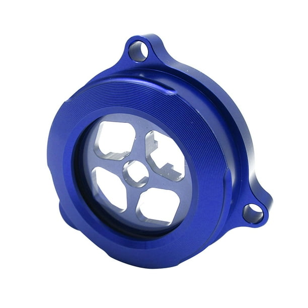 Tapa De La Cubierta Del Filtro De Aceite Aleación De Aluminio De La Motocicleta Para Raptor 700 Yfm700rse Azul