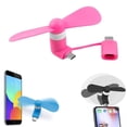 thumbnail image 2 of Kjfeif Phone Fan USB C, Mini Portable Cell Phone Fan for Phone and Android Cellphones with Type-C Port, Small Personal Travel Pocket Fans Summer Gadgets, 2 of 8
