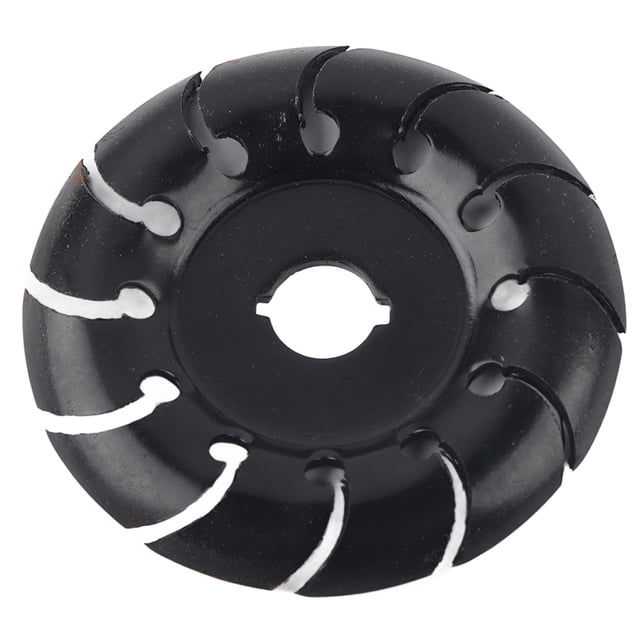 Wood Cutting Disc Black 12 Teeth 90x16mm Carving Cutter for Angle Grinder Woodworking Tool