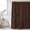 Brown, variant on Brown Flowers Shower Curtain, Waterproof Shower Curtains for Bathroom, Japanese Abstract Floral Plants Simple Art Washable Fabric Bathtub Curtain Set Bath Decor with 12 Hooks 48"x72"