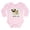 Petal Pink, variant on CafePress - I Love My Pug Body Suit - Long Sleeve Cotton Baby Bodysuit