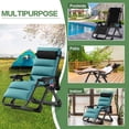 ABORON Zero Gravity Chair, Premium Outdoor Lawn Folding Lounge Chairs ...