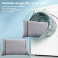 thumbnail image 5 of sruoe Pillows for Bed, Soft Breathable Hypoallergenic Sleep Bed Pillows, Cooling Pillows for Queen Size, Standard Sleep Household Pillows for Side, Stomach, Back Sleeper, Polyester, 5 of 6