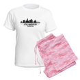 thumbnail image 6 of CafePress - Los Angeles Skyline Women's Light Pajamas - Women's Short Sleeve Print T-Shirt and Pants Light Cotton Pajama Set, 6 of 7