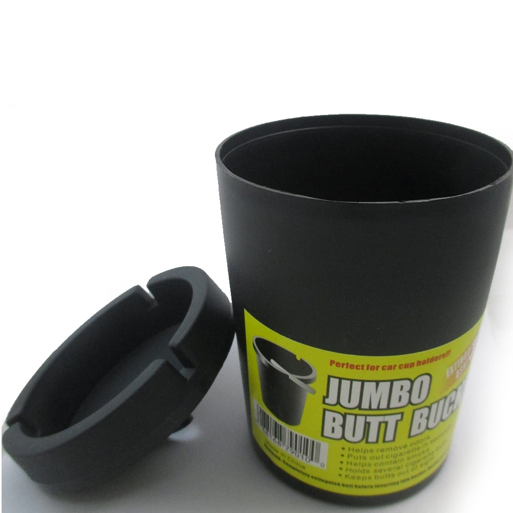 2 Jumbo Butt Bucket Ashtray Cigarette Extinguishing Car Cup Ash Holder  Portable