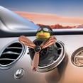 thumbnail image 4 of Pilot Car Air Fresheners - Black Duck Airplane Cars Diffuser Rotating Propeller, Air Outlet Vent Fresheners, Cute Air Freshener with 2 Packs Replacement Tablets Creative Car Perfume, 4 of 12