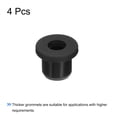thumbnail image 3 of Unique Bargains Support de Illet en Caoutchouc Dia 25/64 Pieds (10mm) Type T Rond pour Protection des Câbles Lot de 4, 3 of 5