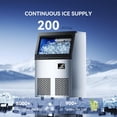 thumbnail image 2 of Coolski Commercial Ice Maker, 200 lbs/24H Under Counter Ice Machine, 35 lbs Bin, 2 of 9