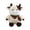 White L, variant on Cow Plush Toy, Yellow Stuffed Animal with Plaid Scarf, 1 Count Soft Huggable Cow Doll, Ideal Toddlers, Perfect Birthday Gift Bedtime Companion Nursery Room Decor