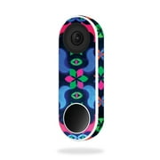 MightySkins NEHEL-Geometric Rave Skin for Nest Hello Video Doorbell - Geometric Rave