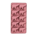 thumbnail image 5 of Molde de 10 cubos de hielo congelados con forma de oso polar, molde para pastel, molde para helado DIY, molde de silicona para bloques de hielo, molde para paletas, accesorio de cocina con tapa (rosa), 5 of 5