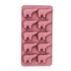thumbnail image 5 of Molde de 10 cubos de hielo congelados con forma de oso polar, molde para pastel, molde para helado DIY, molde de silicona para bloques de hielo, molde para paletas, accesorio de cocina con tapa (rosa), 5 of 5