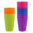 thumbnail image 1 of Vasos coloridos, vasos para beber, vajilla reutilizable e irrompible para eventos, bodas, fiestas, suministros, 15 piezas, 100 a 200 ml, 1 of 6