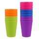 thumbnail image 1 of Vasos coloridos, vasos para beber, vajilla reutilizable e irrompible para eventos, bodas, fiestas, suministros, 15 piezas, 100 a 200 ml, 1 of 6