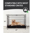 thumbnail image 5 of Ophanie Black Orthopedic Dog Bed for Large Dogs with Non-Slip Bottom, Waterproof and Machine Washable Removable Pet Bed Cover,Size(41"x28"x4"), 5 of 8