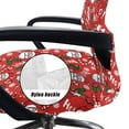thumbnail image 5 of Renewold Santa Claus Holly Ho Ho Ho Red Office Chair Cover Executive Computer Chair Slipcover Stain Resistant High Back Chair Protector Christmas Home Decor Universal Fits, L, 5 of 7