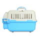 thumbnail image 5 of KE WOOW PET Kennel, TRANSPORTADORA para GATO de plastico, Perros Toy /Chico, Puerta Frontal, Caja Transportadora para perro y mascotas, Perrera de Viaje, Jaula para Gato de Viaje Conejo, Cuyo . Azul Kewoow Transportadora chica, 5 of 8