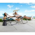 thumbnail image 2 of BrylaneHome Outdoor Zero Gravity Lawn Chair Foldable Patio Recliner Anti Gravity Lounge Chair w/Pillow for Outdoor Camp Poolside Backyard Beach (250 Lb Capacity), 2 of 6