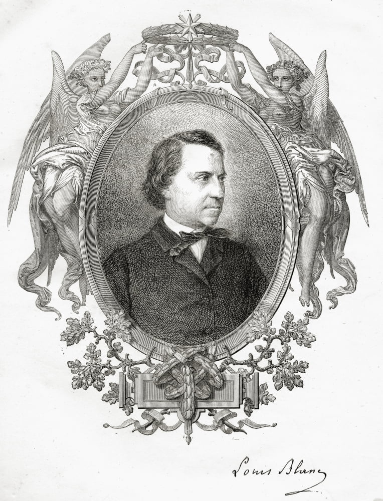 Louis Blanc (Jean-Joseph-Charles) 1811-1882French Author Eminent Orator Historian And Utopian Socialist From Histoire De La Revolution Francaise By Louis Blanc Canvas Art - Ken Welsh Design Pics (26