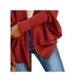 thumbnail image 2 of Women Kimono Batwing Cable Knitted Slouchy Oversized Wrap Cardigan Sweater, 2 of 6