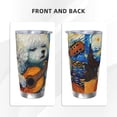 thumbnail image 3 of Cauagu Dog Guitar Starry Night Pattern 20oz Tumbler,Stainless Steel Vacuum Insulated Tumbler with Lid Insulated Coffee Mug Thermal Cup with Splash Proof Sliding Lid-Straw Two-piece Set, 3 of 8