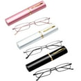 thumbnail image 2 of SharkTRUE Rimless Glasses Spring Hinge Reading Glasses Blue Light Blocking Readers N, 2 of 8