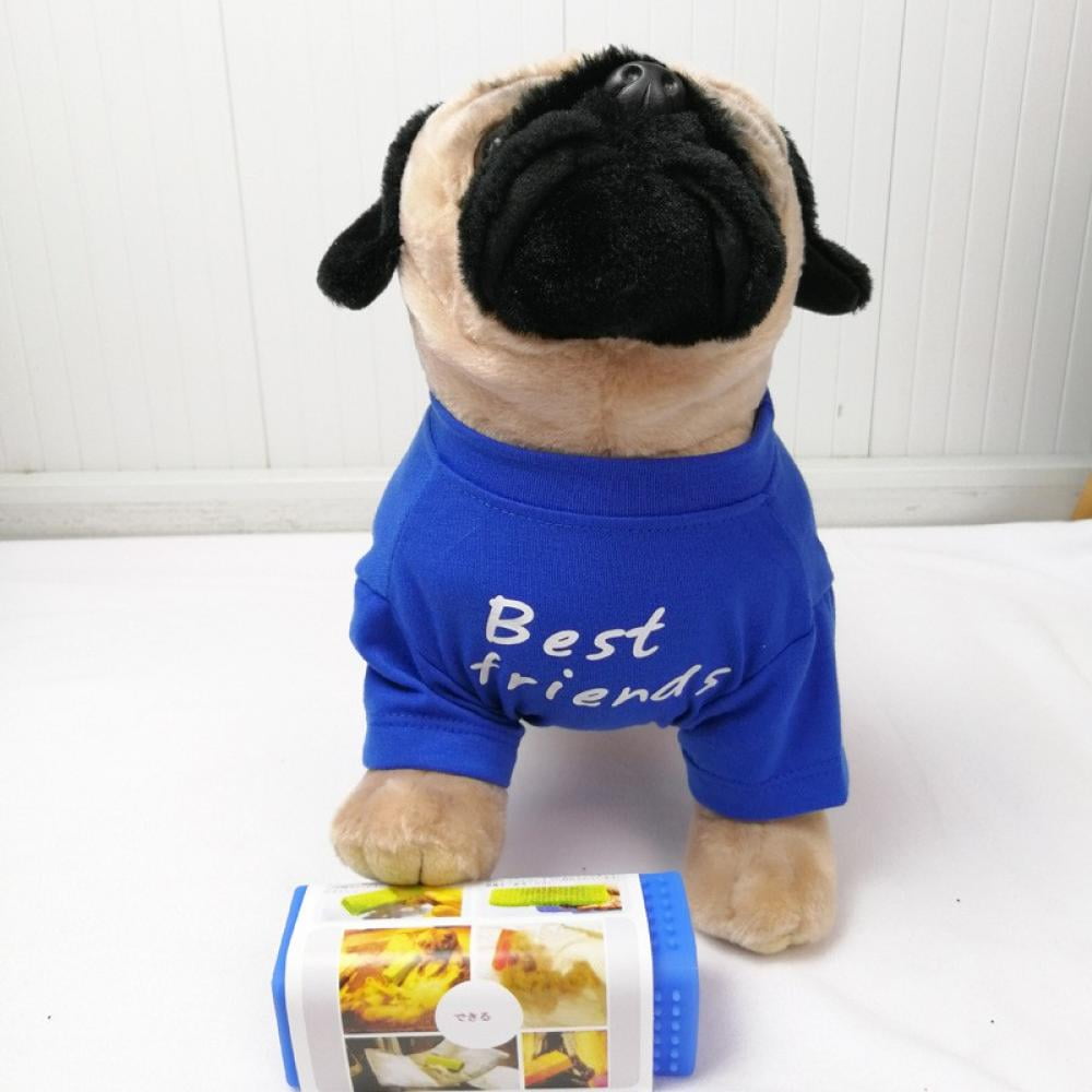 Pet Dog Cat Clothes Tee Shirts Breathable Best Friends Print T-Shirt
