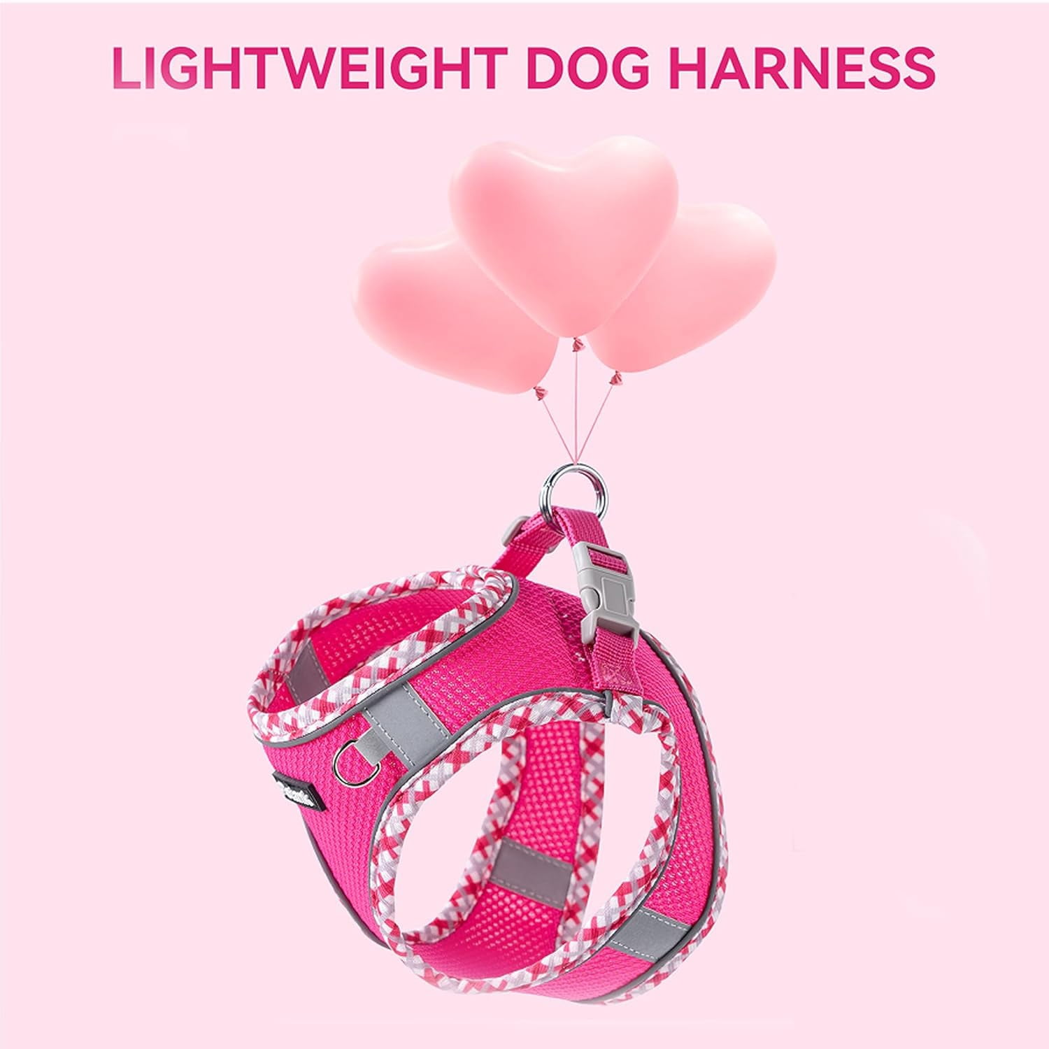 Dog Harness for Small Medium Dogs No Pull, Puppy Harness and Leash Set, Step in Dog Harness for Walking, Running, Training, Small Dog Vest(Purple, S)