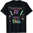 thumbnail image 1 of Playera para Maestra con Letra F y Palabra Esta - Diseño Divertido Mujer, 1 of 7