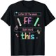 thumbnail image 1 of Playera para Maestra con Letra F y Palabra Esta - Diseño Divertido Mujer, 1 of 7