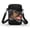American Flag Cat Design, variant on HELLHERO Bulldog Sunflower Pattern Polyester Adjustable Shoulder Strap Crossbody Bag Women Adjustable Shoulder Strap Outdoor Daily Use