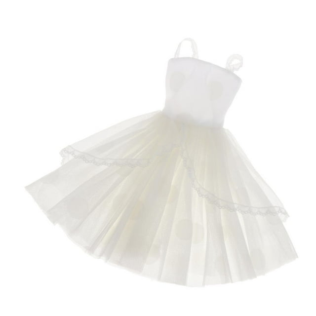 Ropa De Muñeca De De Moda Para 1/3 BJD, Ajuste LUTS DOD MSD Dollfie Accesorios De exterior exterior exterior Completo Blanco Hugo Vestido de muñeca BJD