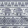 thumbnail image 1 of oneOone Rayon White Fabric Block Craft Projects Decor Fabric Printed By The Yard 56 Inch Wide, 1 of 5