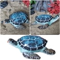 thumbnail image 2 of Decoración de playa para verano Decoración de piscina Adorno de tortuga marina Adorno de tortuga marina para jardín Microacuario Decoración para el hogar Adorno de resina artesanal, 2 of 8