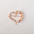 thumbnail image 3 of Broche de seguridad rosa exquisito moda cristal rhinestone brochepins broche decoración para las mujeres niñas vestido de moda ropa de boda rosa oro Monstrate AP004631-01, 3 of 7