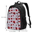 thumbnail image 5 of Daiia Ladybug Pattern USB Charging Backpack for Men and Women, Anti-Theft Backpack,Travel Backpack,School Backpack,College Backpack,Laptop Backpack, 5 of 7